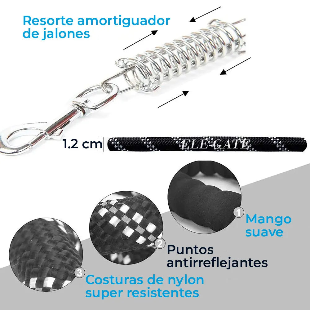 2m Heavy-Duty Nylon Dog Leash