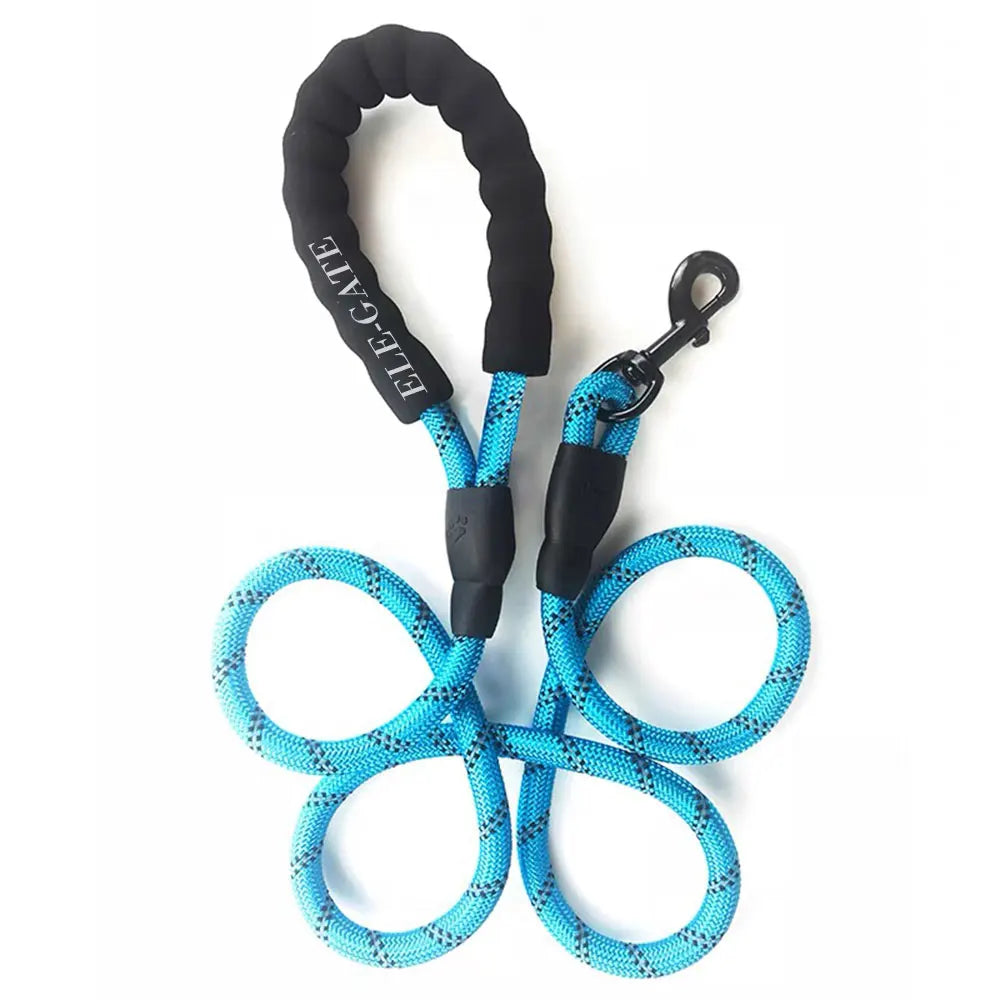2m Reflective Double-Handle Dog Leash