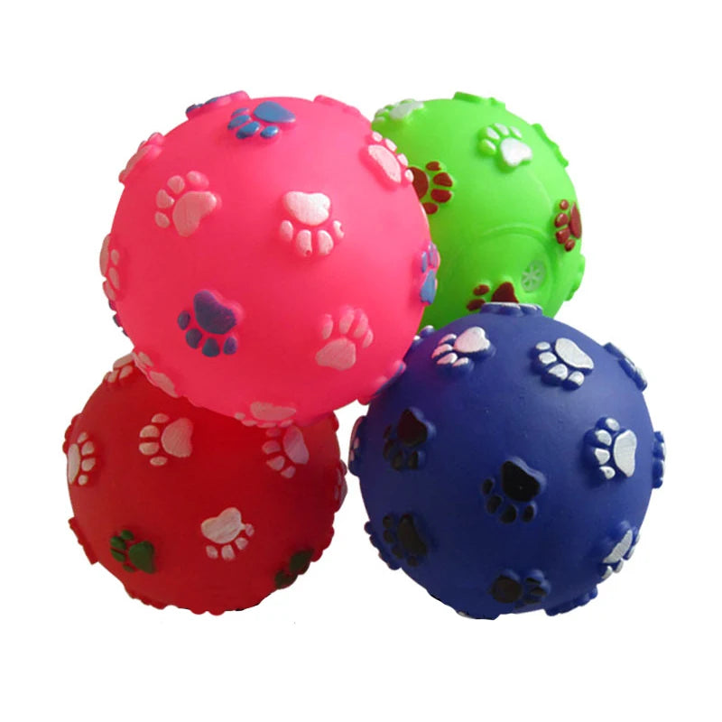 Rubber Dog Toy Ball