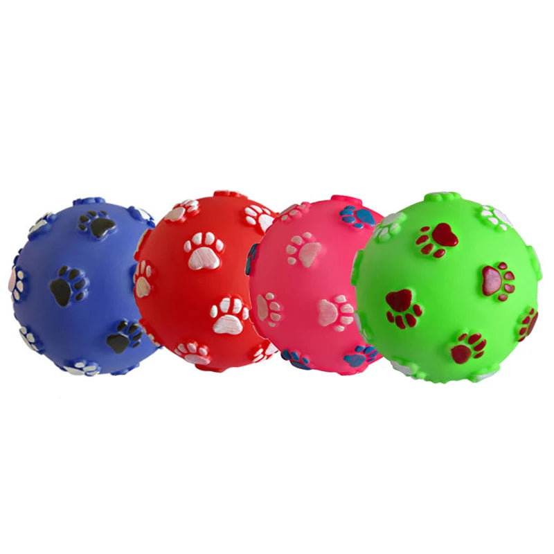 Rubber Dog Toy Ball