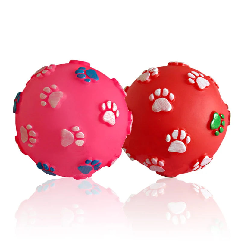 Rubber Dog Toy Ball