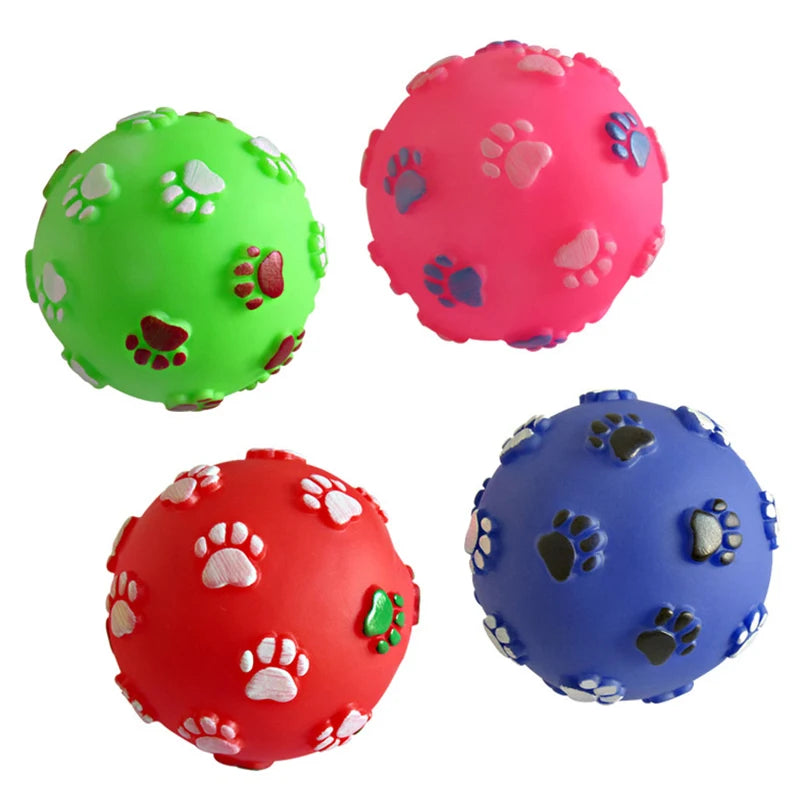 Rubber Dog Toy Ball