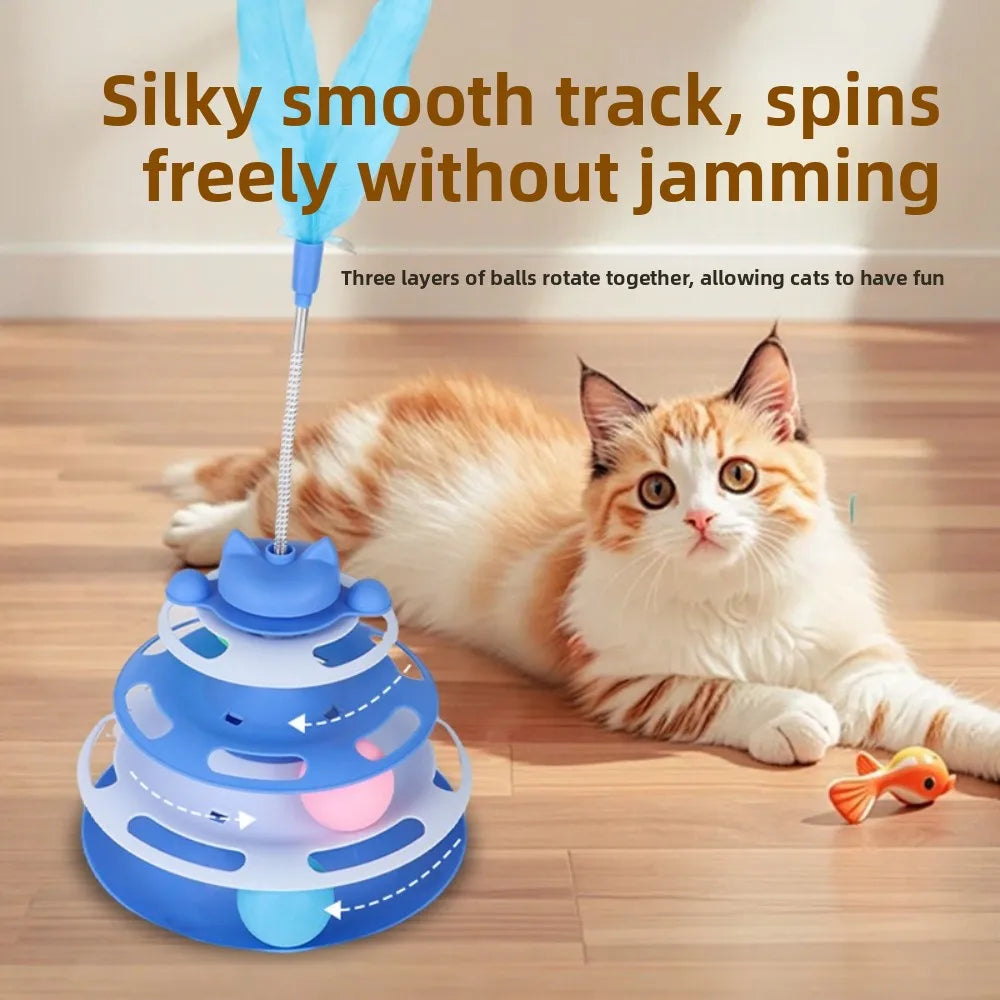 Interactive Cat Turntable Toy