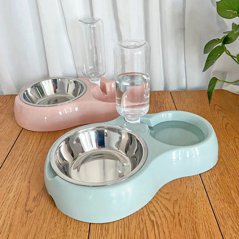 2-in-1 Pet Feeder & Water Dispenser