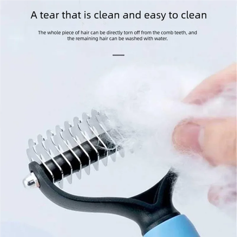 Double-Sided Pet Deshedding Brush