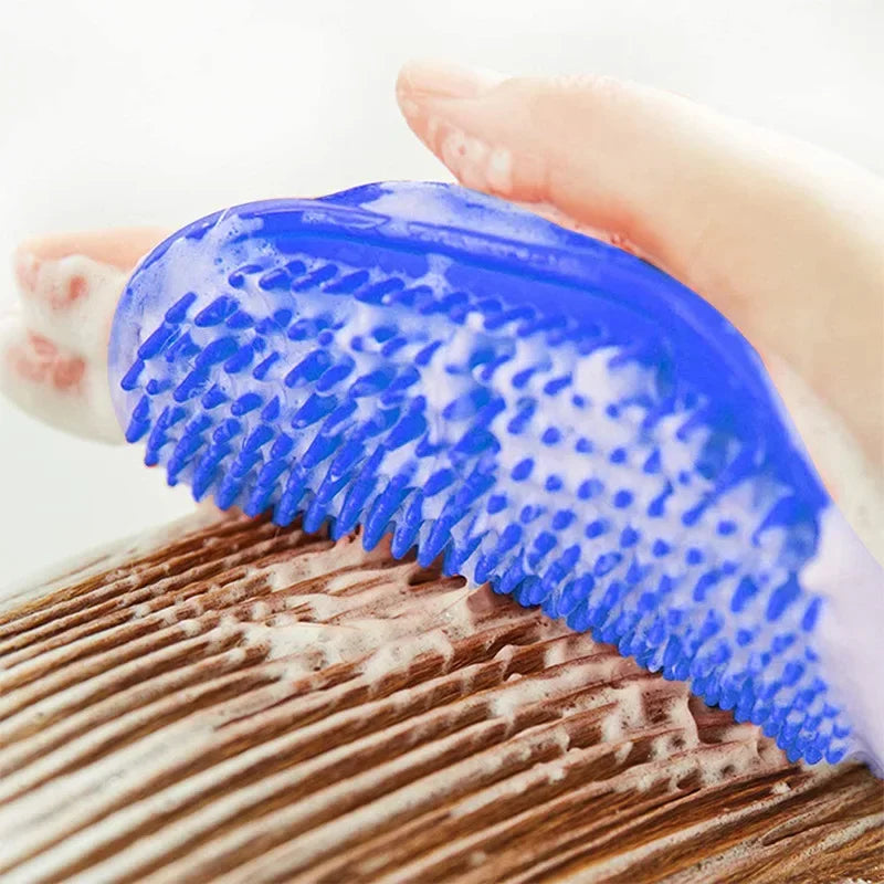 Pet Bath Massage Glove Brush