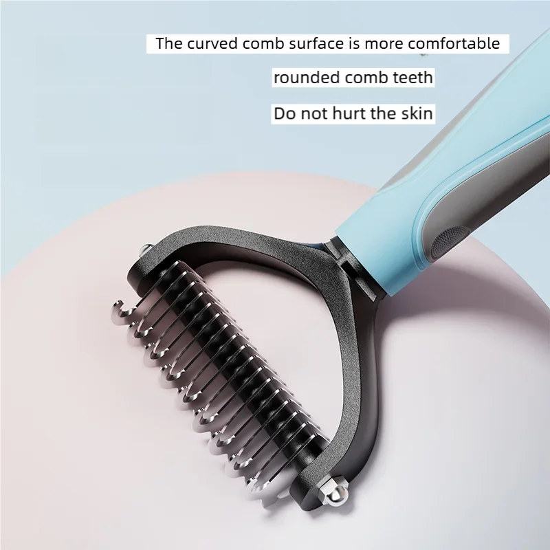Double-Sided Pet Deshedding Brush