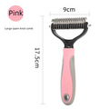 Double-Sided Pet Deshedding Brush