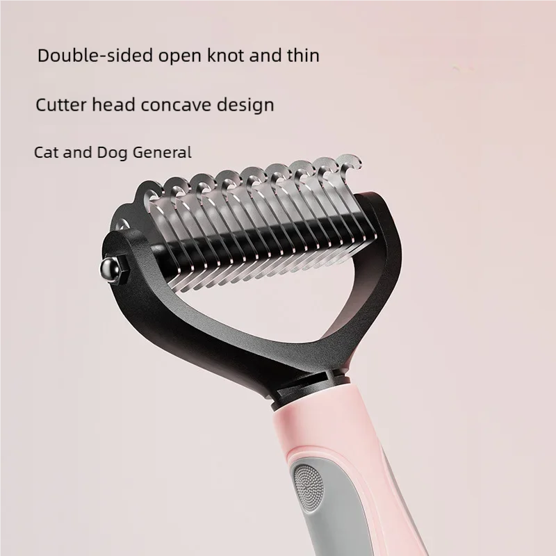 Double-Sided Pet Deshedding Brush