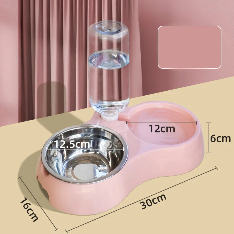 2-in-1 Pet Feeder & Water Dispenser