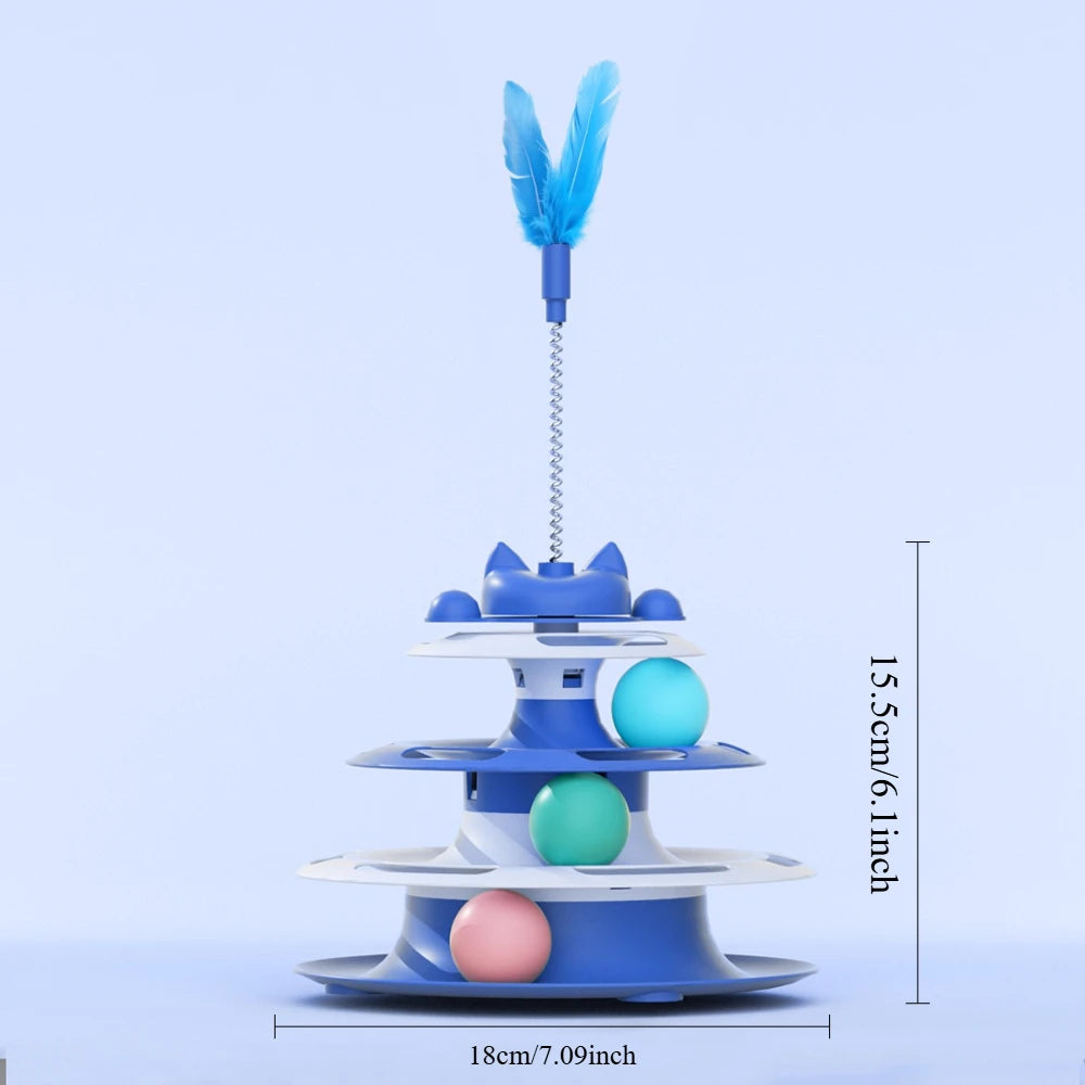 Interactive Cat Turntable Toy